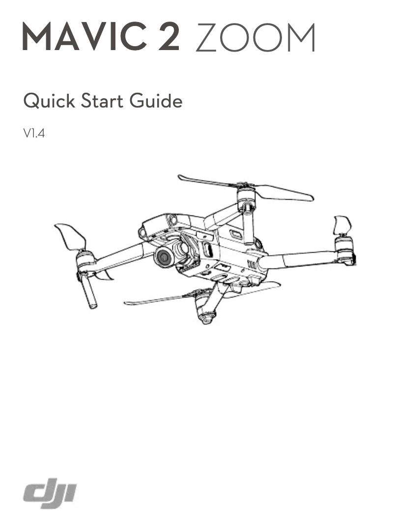 Page n°1 - Guide de démarrage rapide DJI Mavic 2 Zoom