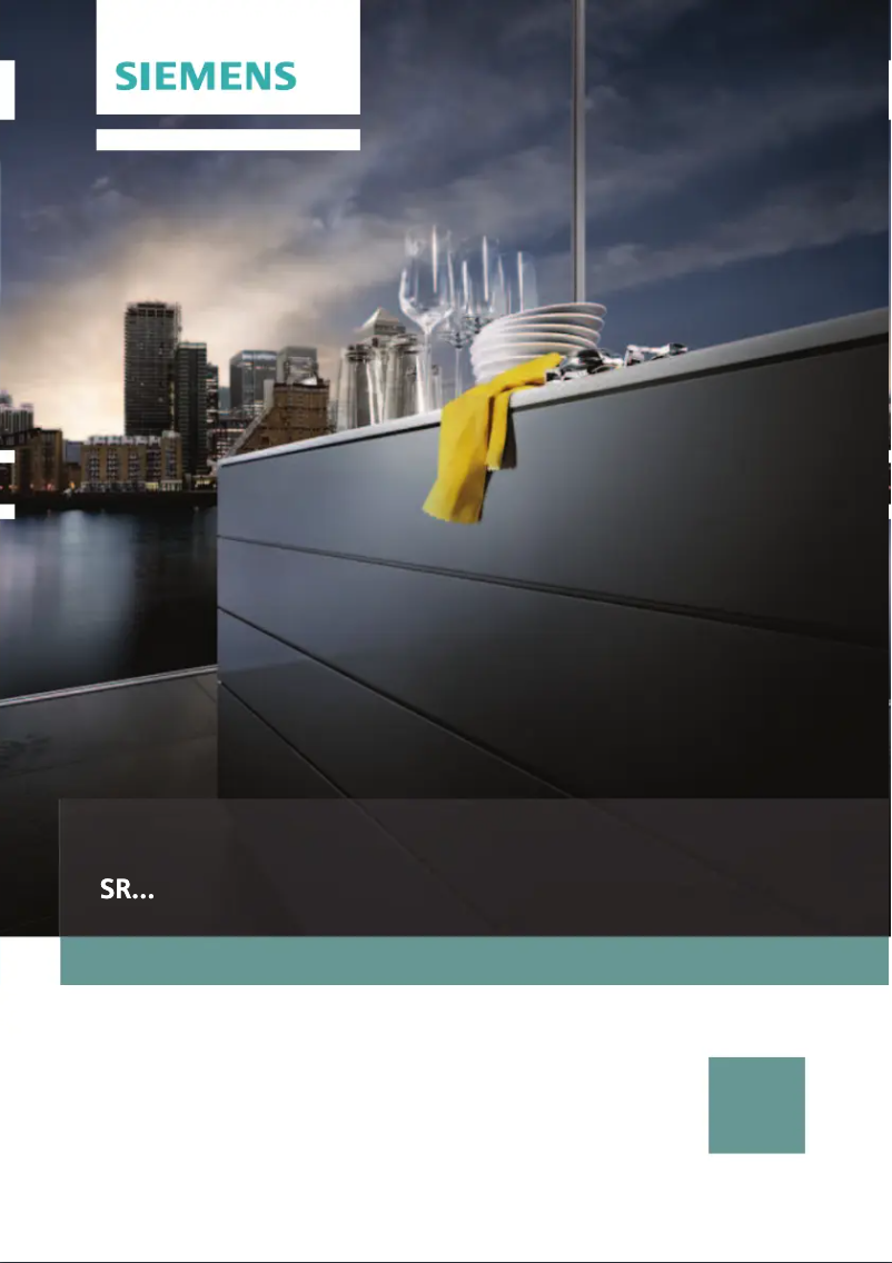 Page n°1 - Manuel utilisateur Siemens SR56T294EU