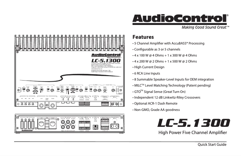 Image de la première page du manuel de l'appareil LC-5.1300