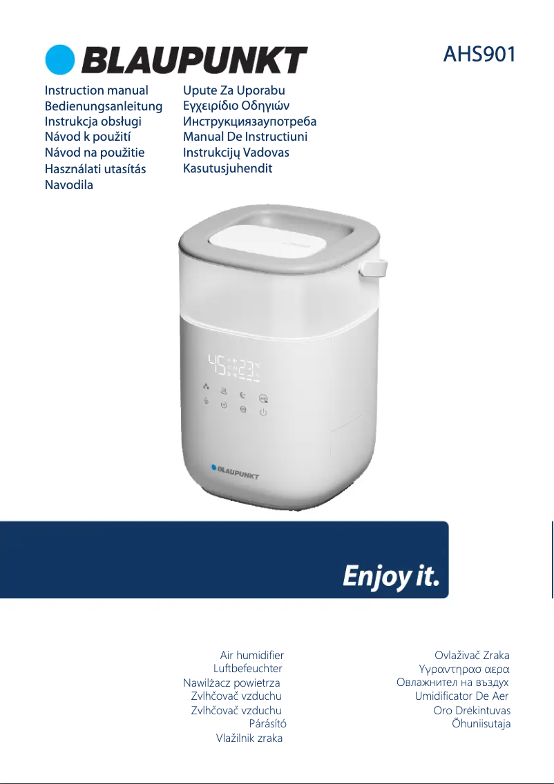 Page n°1 - Manuel utilisateur Blaupunkt AHS901