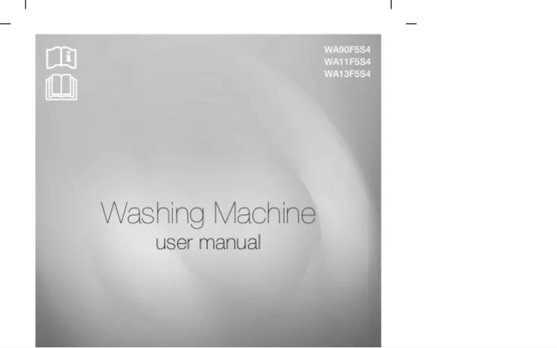 Page 1 de la notice Manuel utilisateur Samsung WA11F5S4UWW