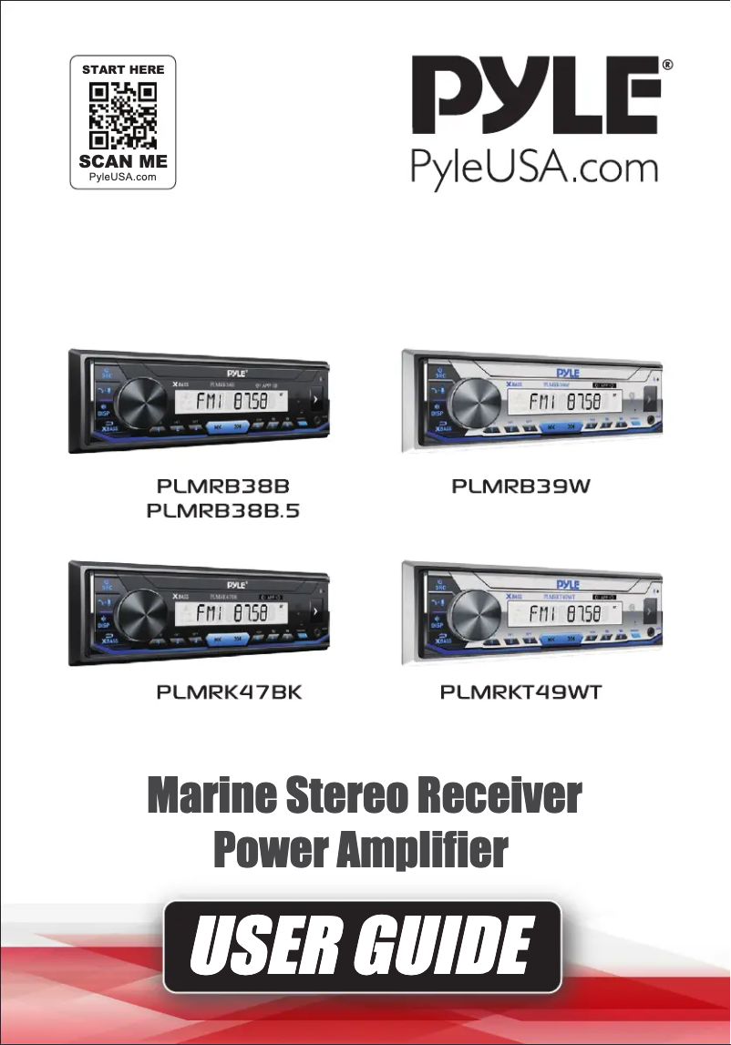 Page n°1 - Manuel utilisateur Pyle PLMRK47BK