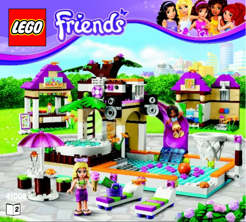 Page 1 de la notice Manuel utilisateur Lego Friends 41008
