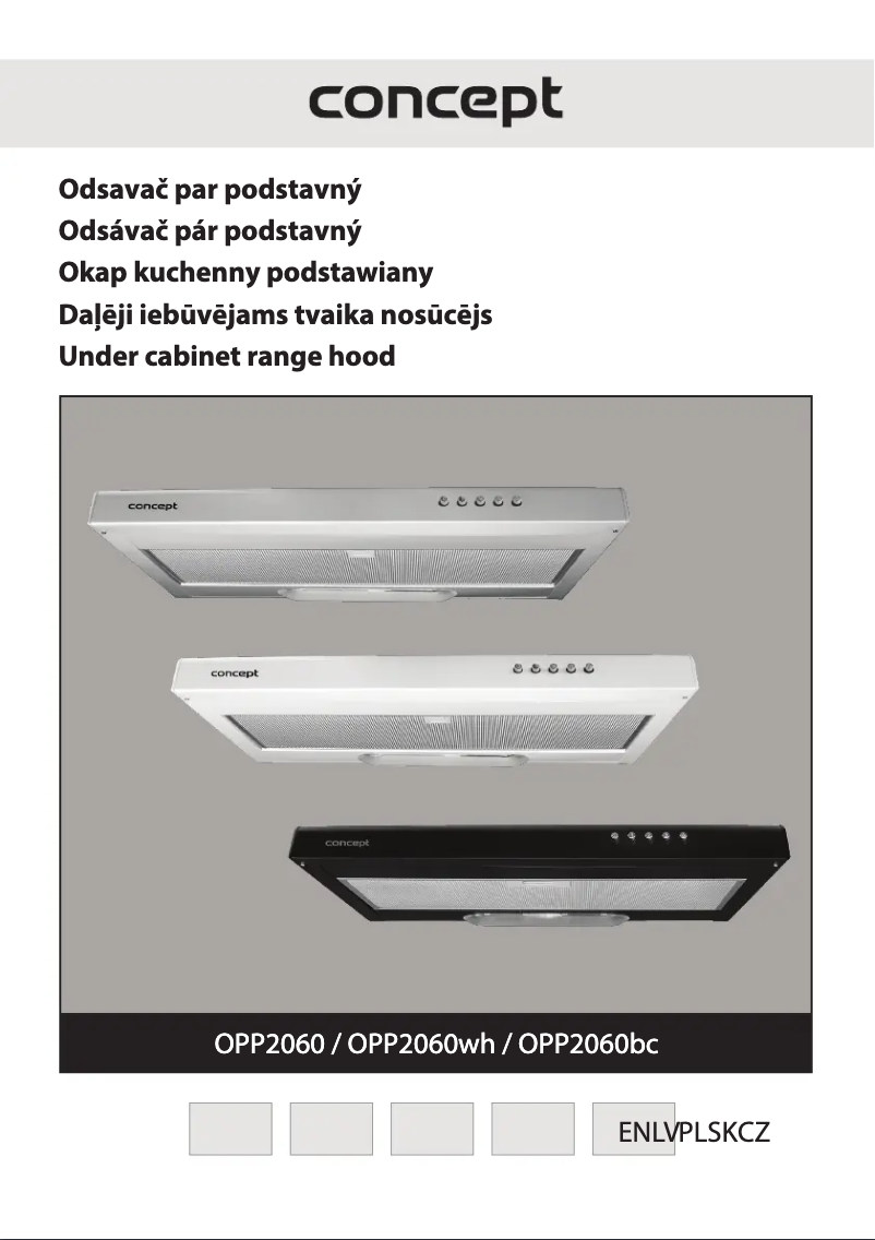 Page 1 de la notice Manuel utilisateur Concept OPP2060WH