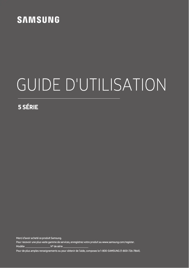 Imagen de la primera página del manual del dispositivo UN32M5300AF