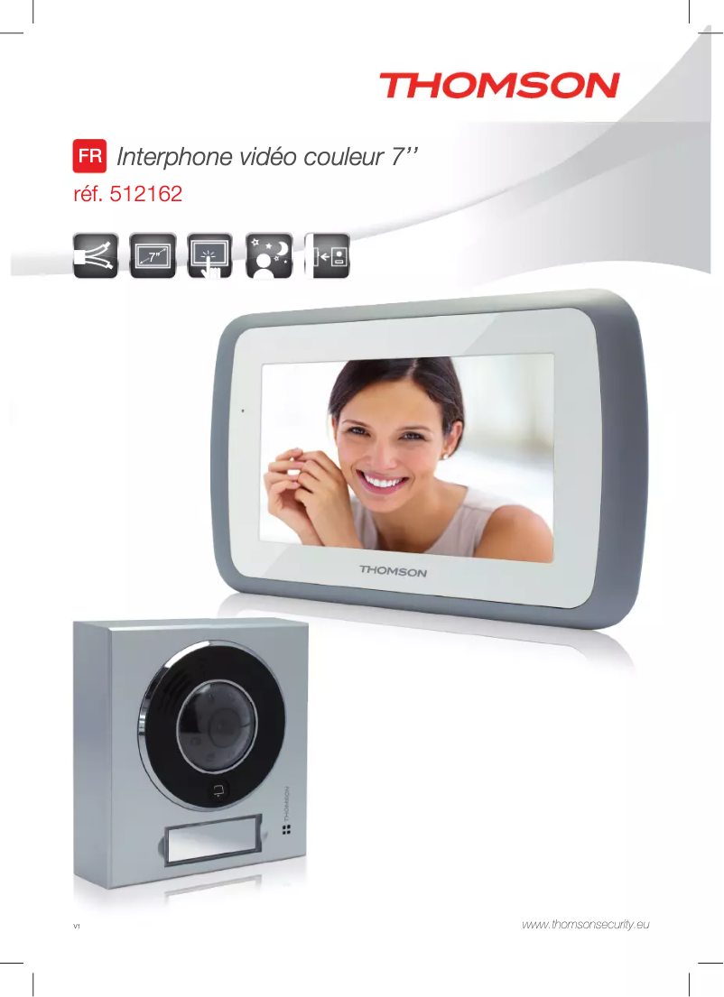 Page n°1 - Manuel utilisateur Thomson 512162