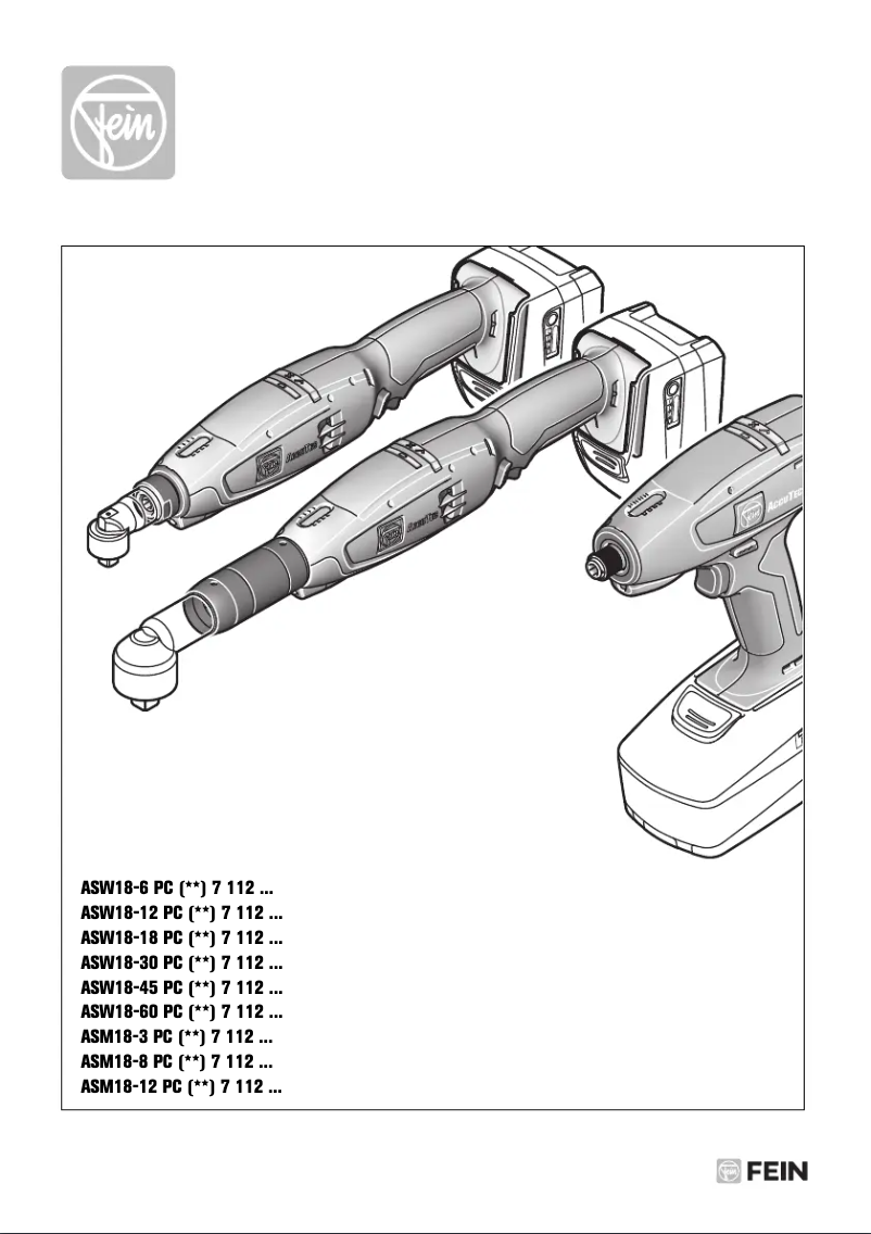 Página 1 del manual Manual de usuario Fein ASM 18-12 PC