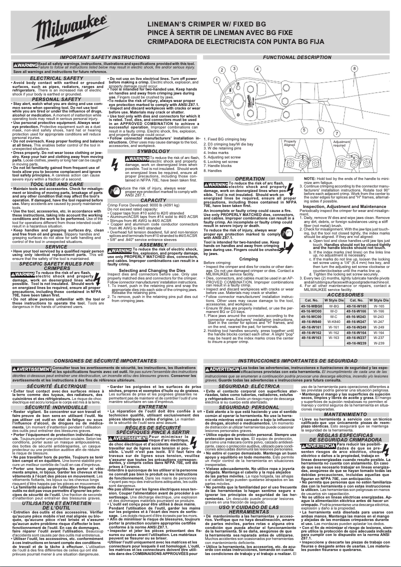 Image de la première page du manuel de l'appareil 49-16-2601