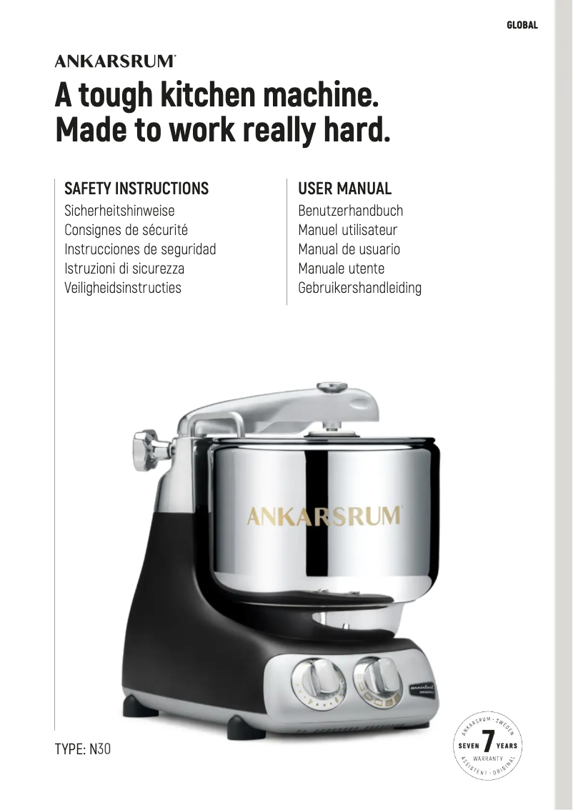 Image de la première page du manuel de l'appareil AKM 6230