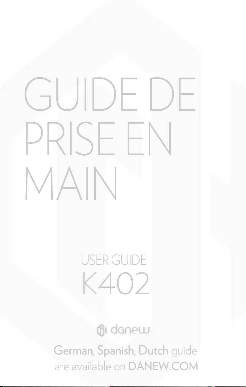 Image de la première page du manuel de l'appareil Konnect 402