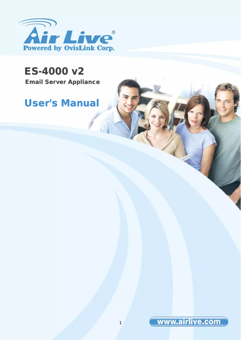 Image de la première page du manuel de l'appareil ES-4000