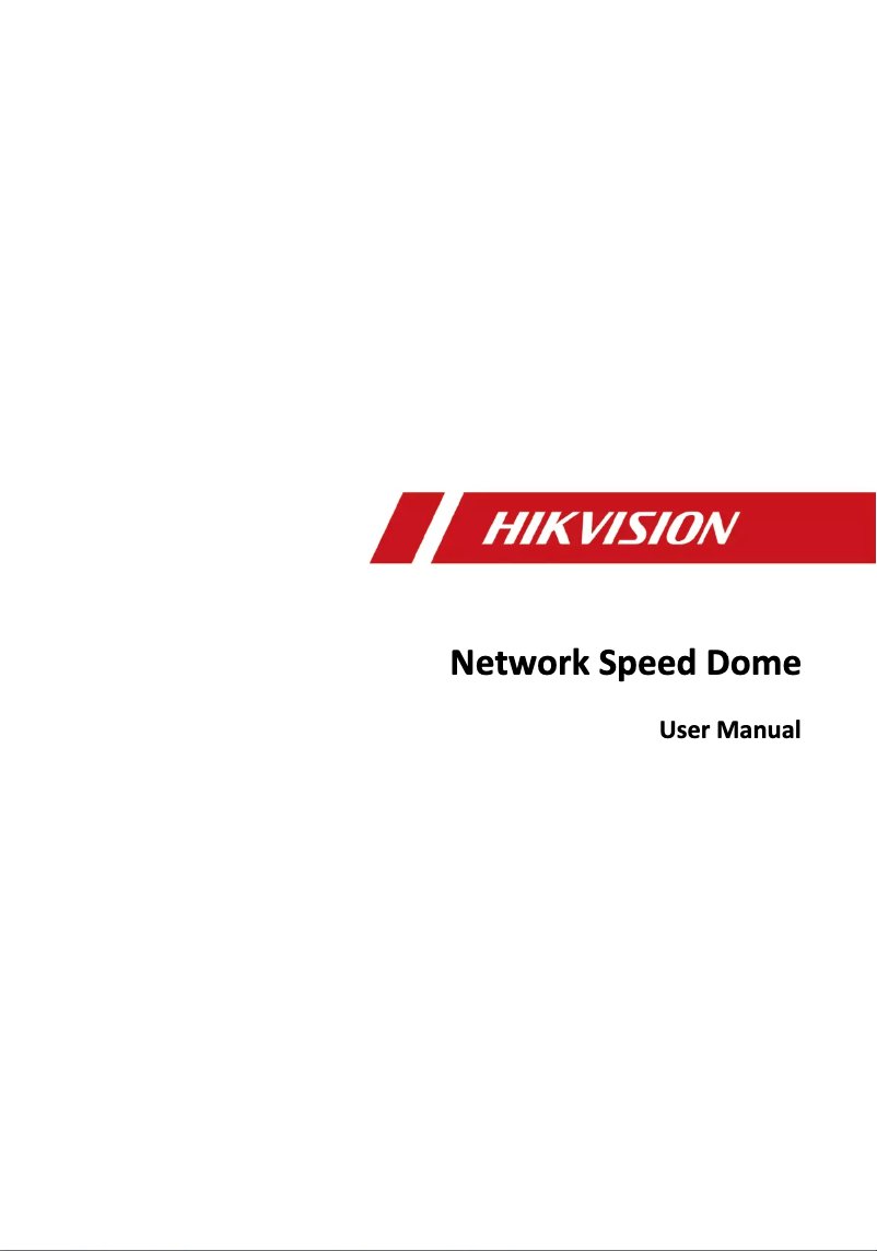 Page n°1 - Manuel utilisateur Hikvision DS-2DF6A836XS-AEL