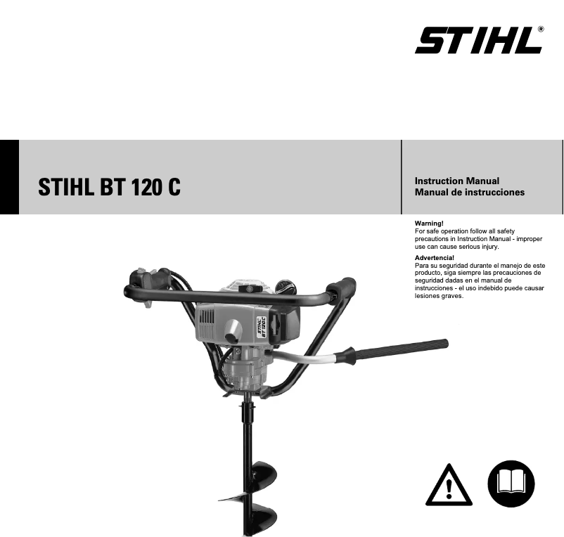 Page 1 de la notice Manuel utilisateur Stihl BT 120
