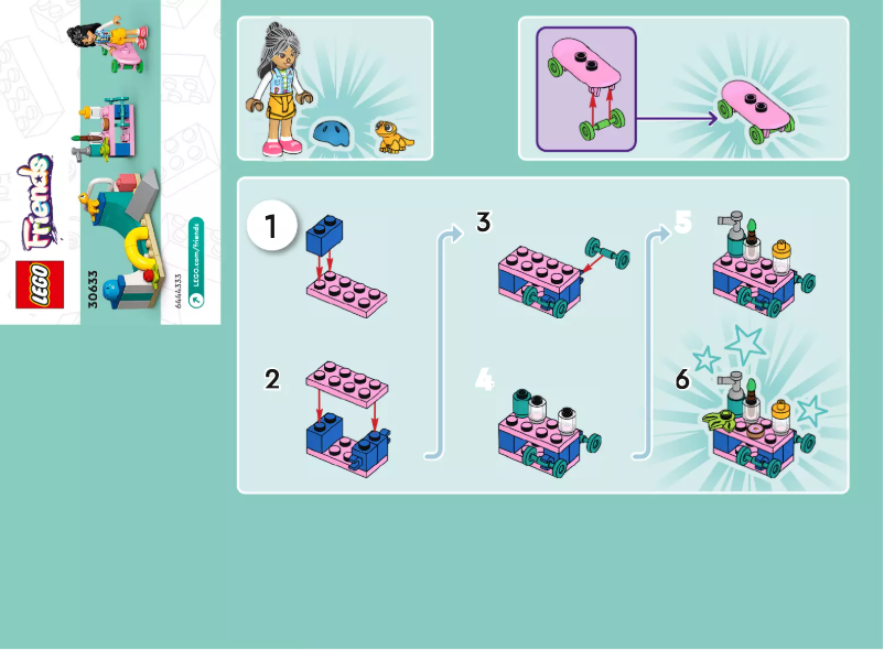 Page 1 de la notice Manuel utilisateur Lego Friends 30633
