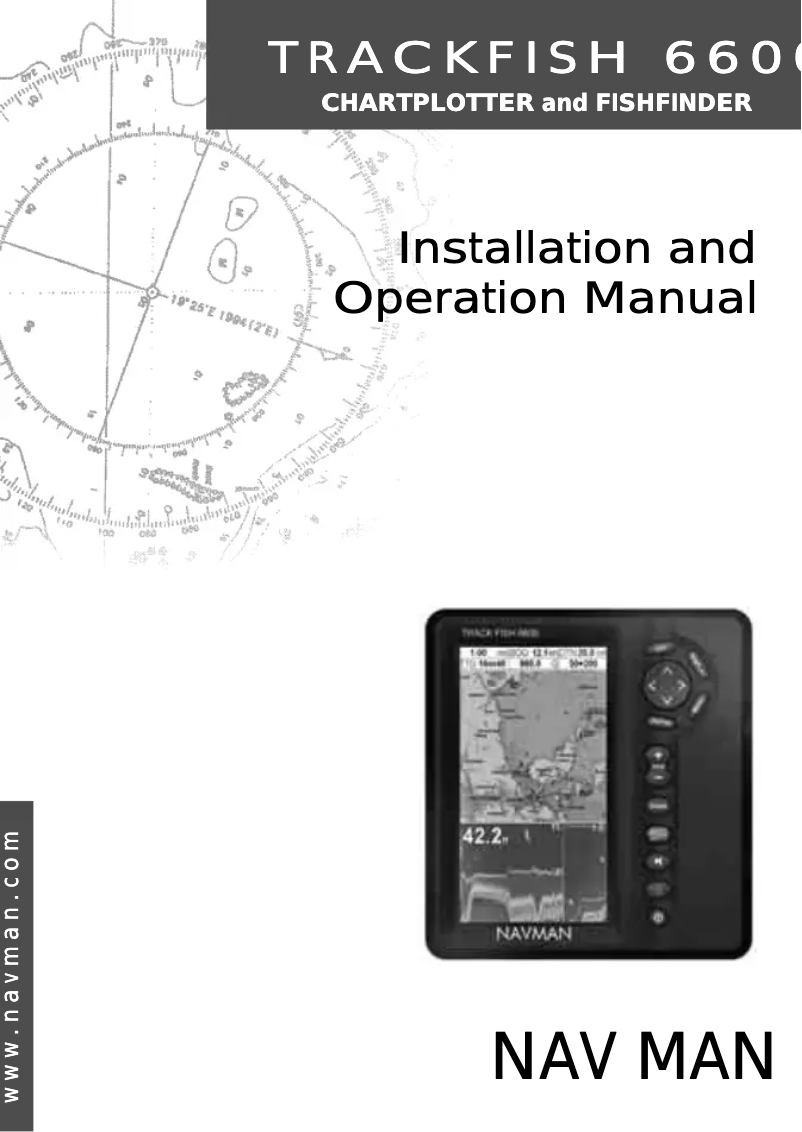 Page n°1 - Manuel utilisateur Navman Trackfish 6600