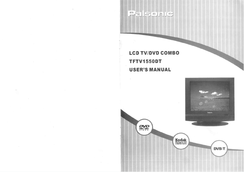 Image de la première page du manuel de l'appareil TFTV1550DT