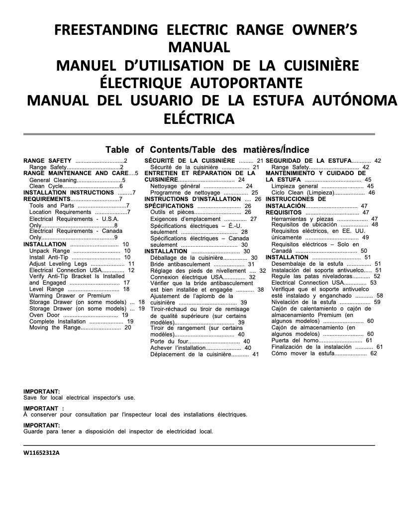Page n°1 - Guide de démarrage rapide Whirlpool YWFE775H0HB