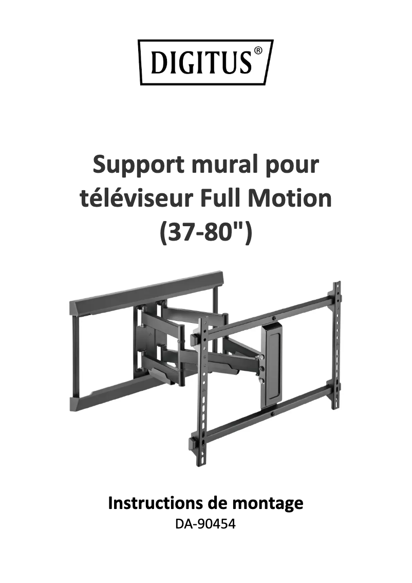 Page 1 de la notice Manuel utilisateur Digitus DA-90454