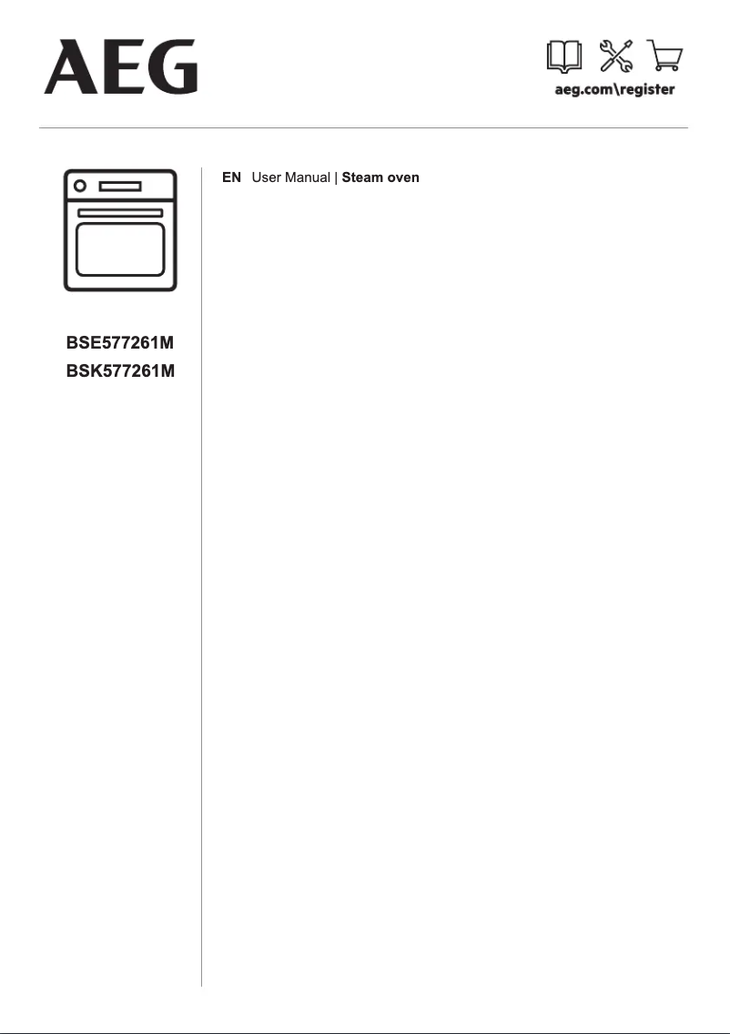 Page 1 de la notice Manuel utilisateur AEG BSK577261M