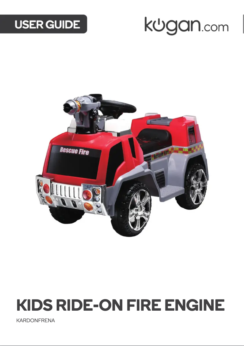 Page n°1 - Manuel utilisateur Kogan KARDONFRENA