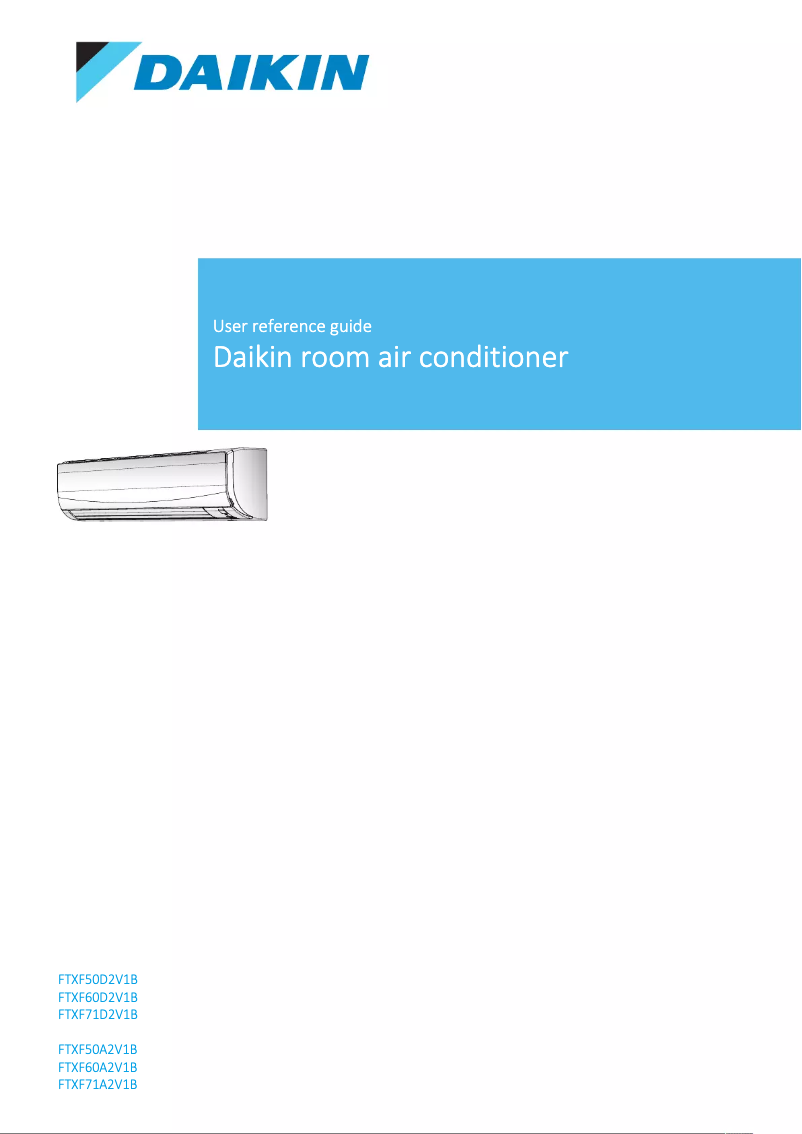 Página 1 del manual Manual de usuario Daikin FTXF20D5V1B