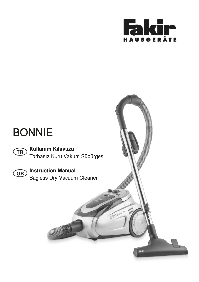 Page n°1 - Manuel utilisateur Fakir Bonnie
