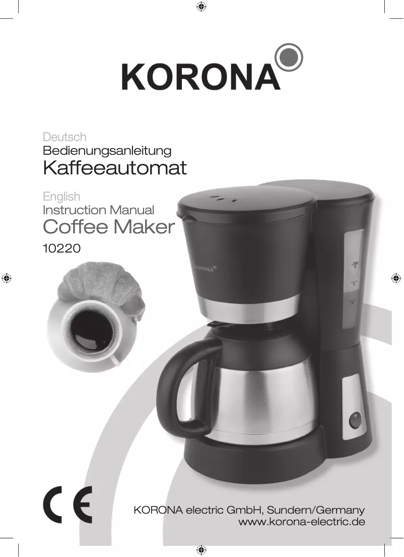 Page 1 de la notice Manuel utilisateur Korona 10220