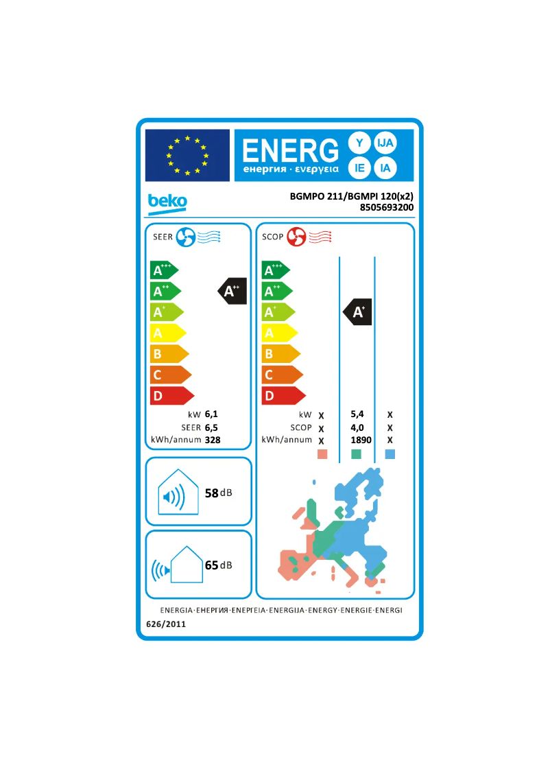 Image de la première page du manuel de l'appareil BGMPO 211