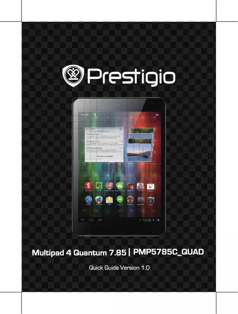 Page n°1 - Manuel utilisateur Prestigio Multipad 4 Quantum 7.85 PMP5785C_QUAD