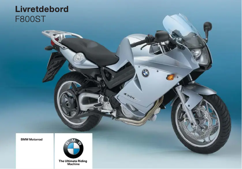 Page n°1 - Manuel utilisateur BMW F 800 ST (2006)