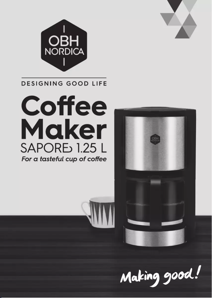 Página 1 del manual Manual de usuario OBH Nordica Sapore