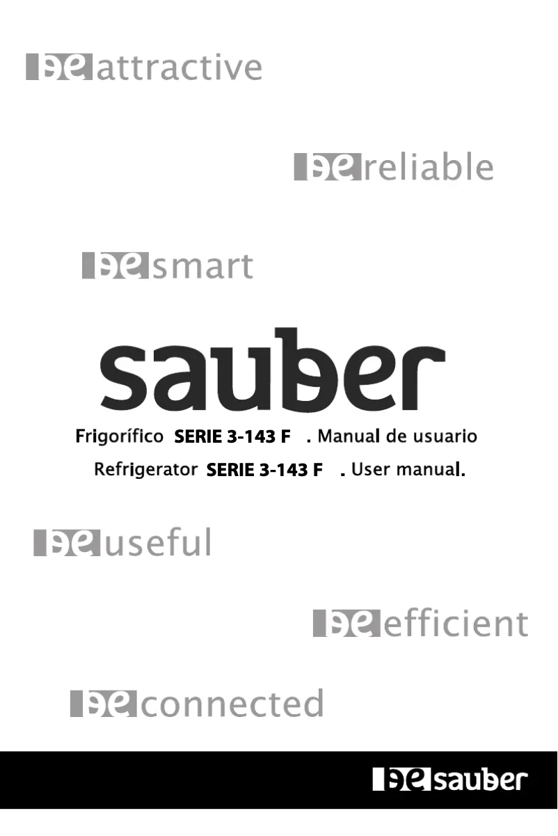 Page 1 de la notice Manuel utilisateur Sauber SERIE 3-143F