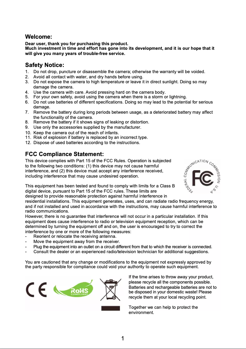 Image de la première page du manuel de l'appareil SeeMe HD