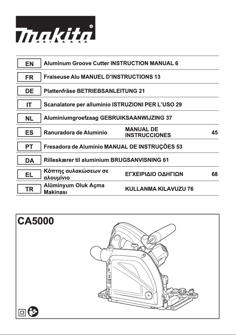 Página 1 del manual Manual de usuario Makita CA5000XJ