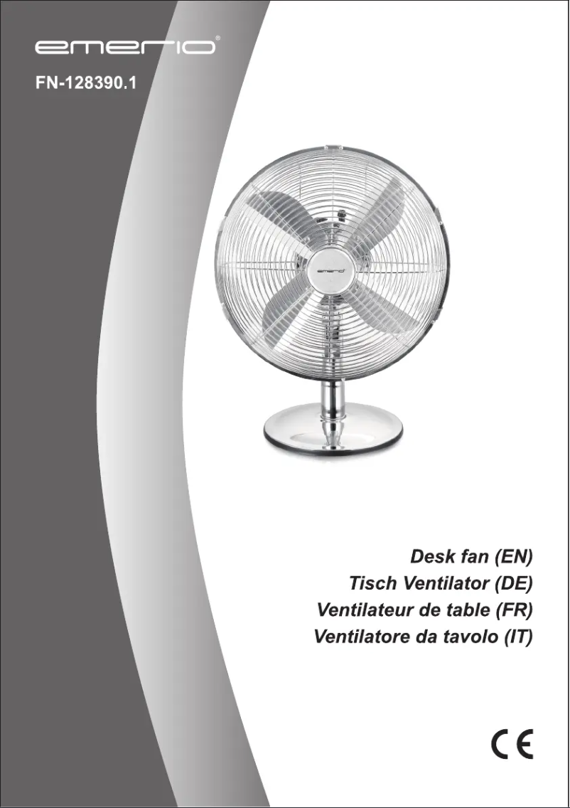 Page 1 de la notice Manuel utilisateur Emerio FN-128390.1