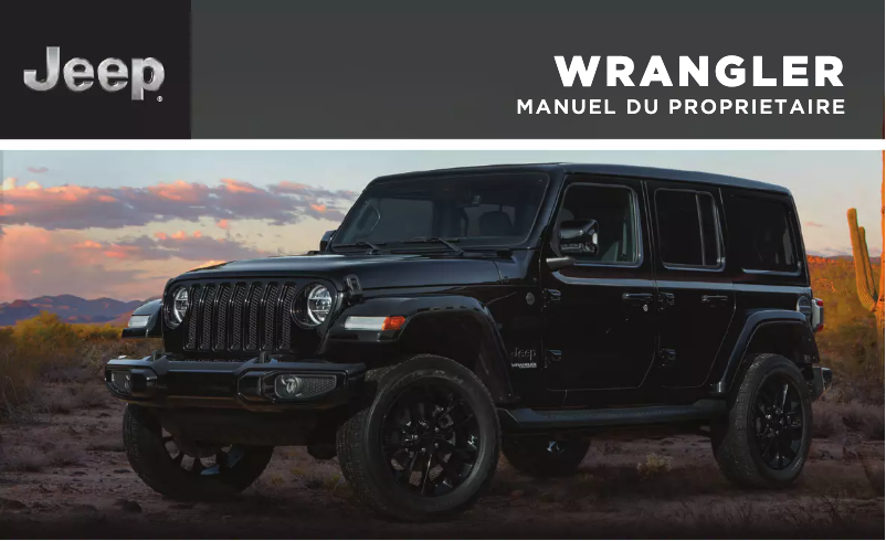 Image de la première page du manuel de l'appareil Wrangler (2021)