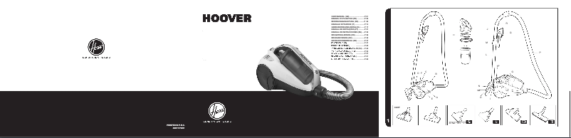 Page 1 de la notice Manuel utilisateur Hoover RU70_RU17001