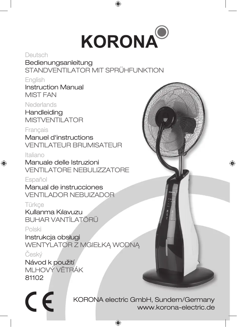 Página 1 del manual Manual de usuario Korona 81102