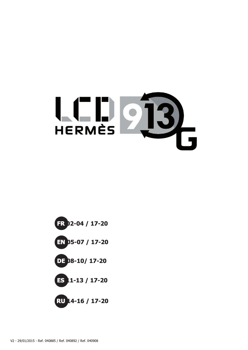 Página 1 del manual Ficha técnica GYS LCD Promax 9-13 G