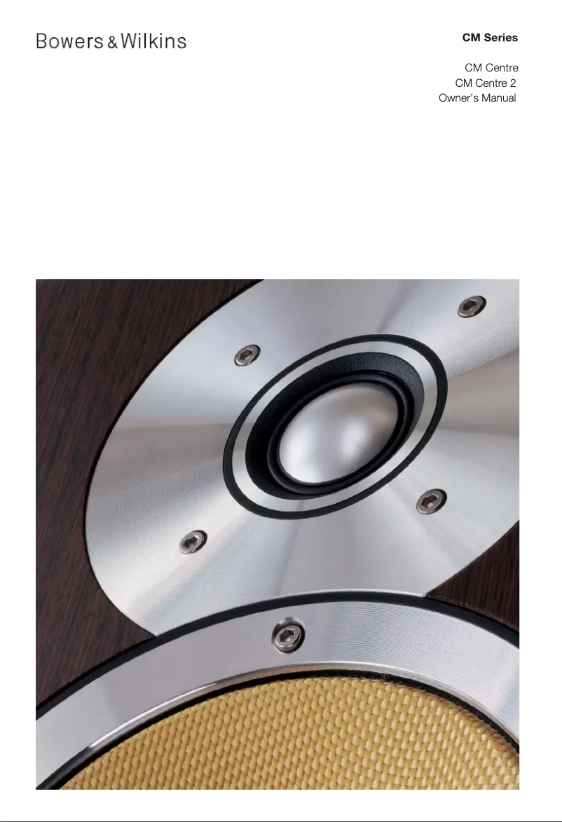 Imagen de la primera página del manual del dispositivo CM Centre 2