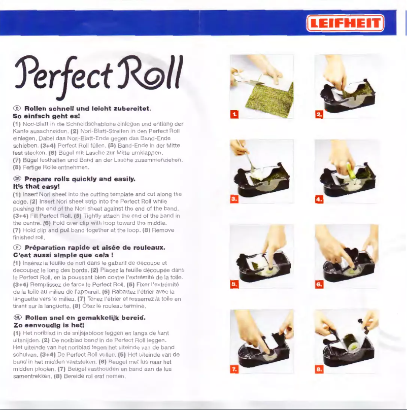 Page n°1 - Manuel utilisateur Leifheit Perfect Roll