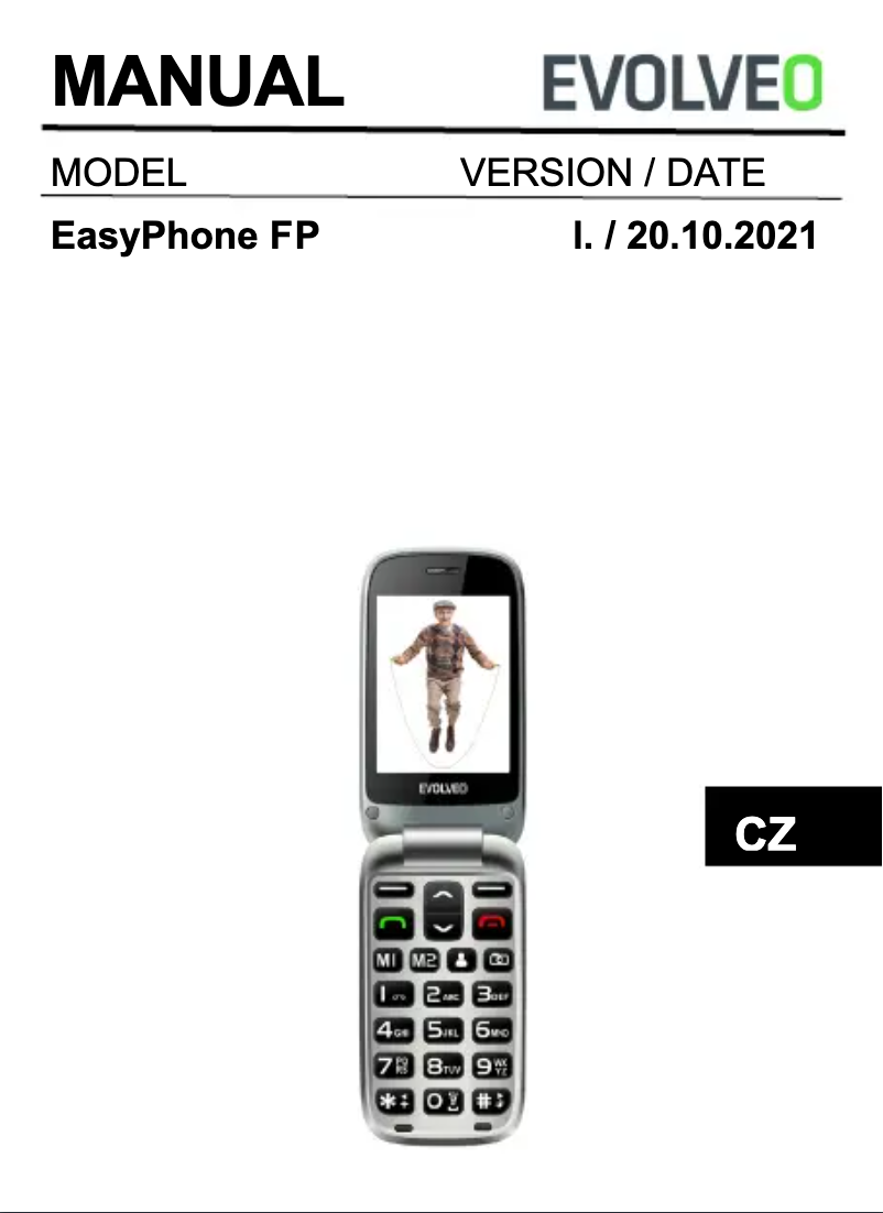 Image de la première page du manuel de l'appareil EasyPhone FP