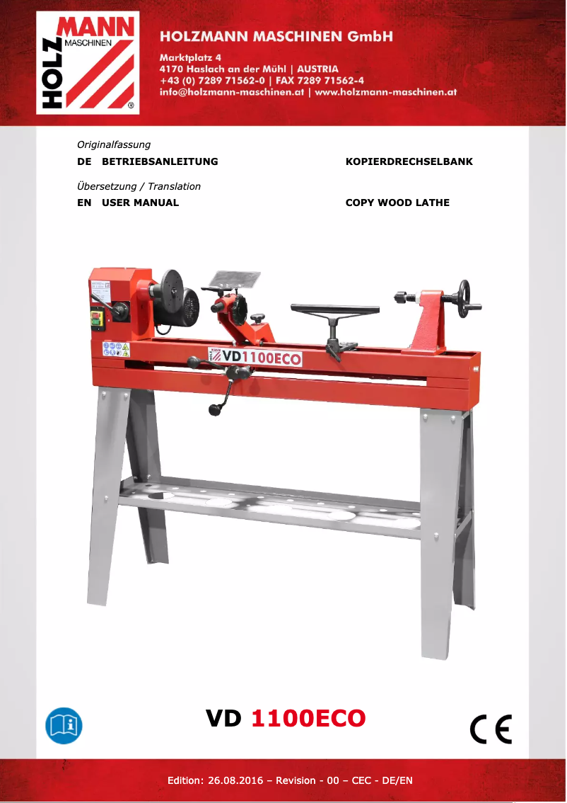 Image de la première page du manuel de l'appareil VD 1100ECO