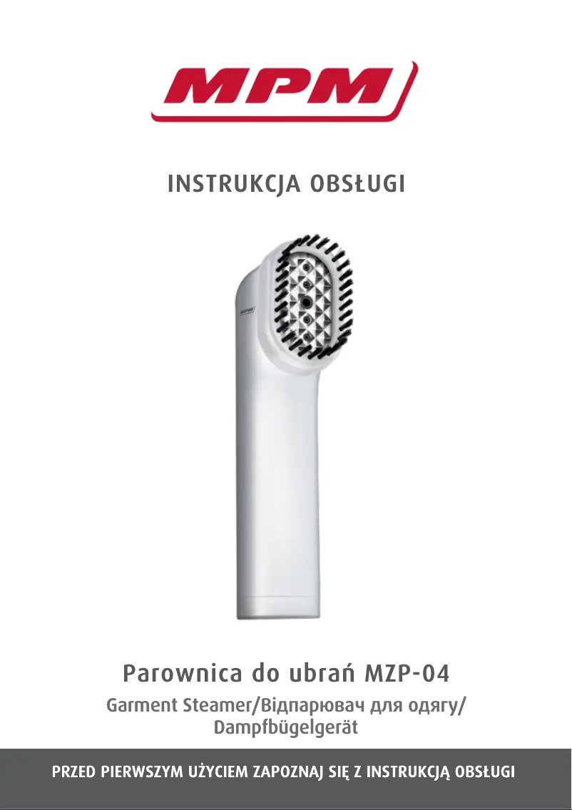 Page 1 de la notice Manuel utilisateur MPM MZP-04