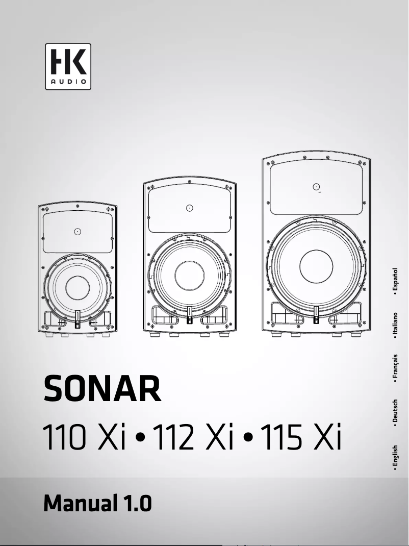 Page 1 de la notice Manuel utilisateur HK Audio Sonar 112Xi