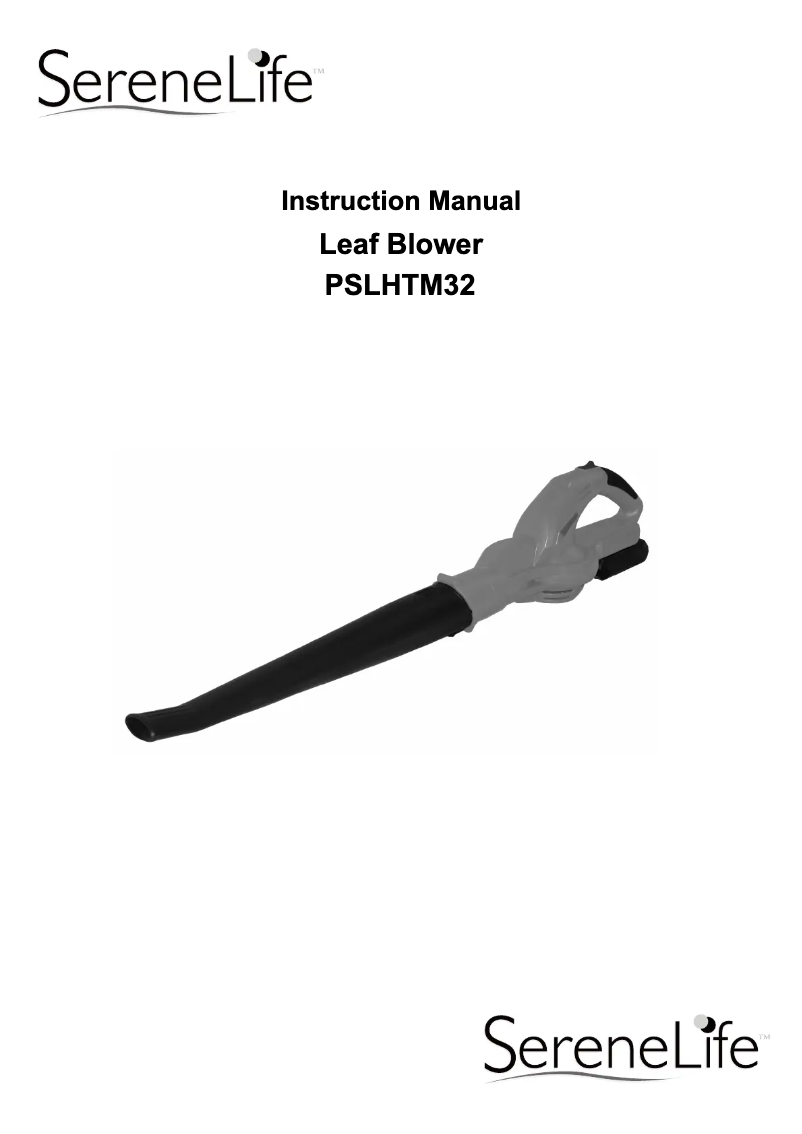 Página 1 del manual Manual de usuario SereneLife PSLHTM32
