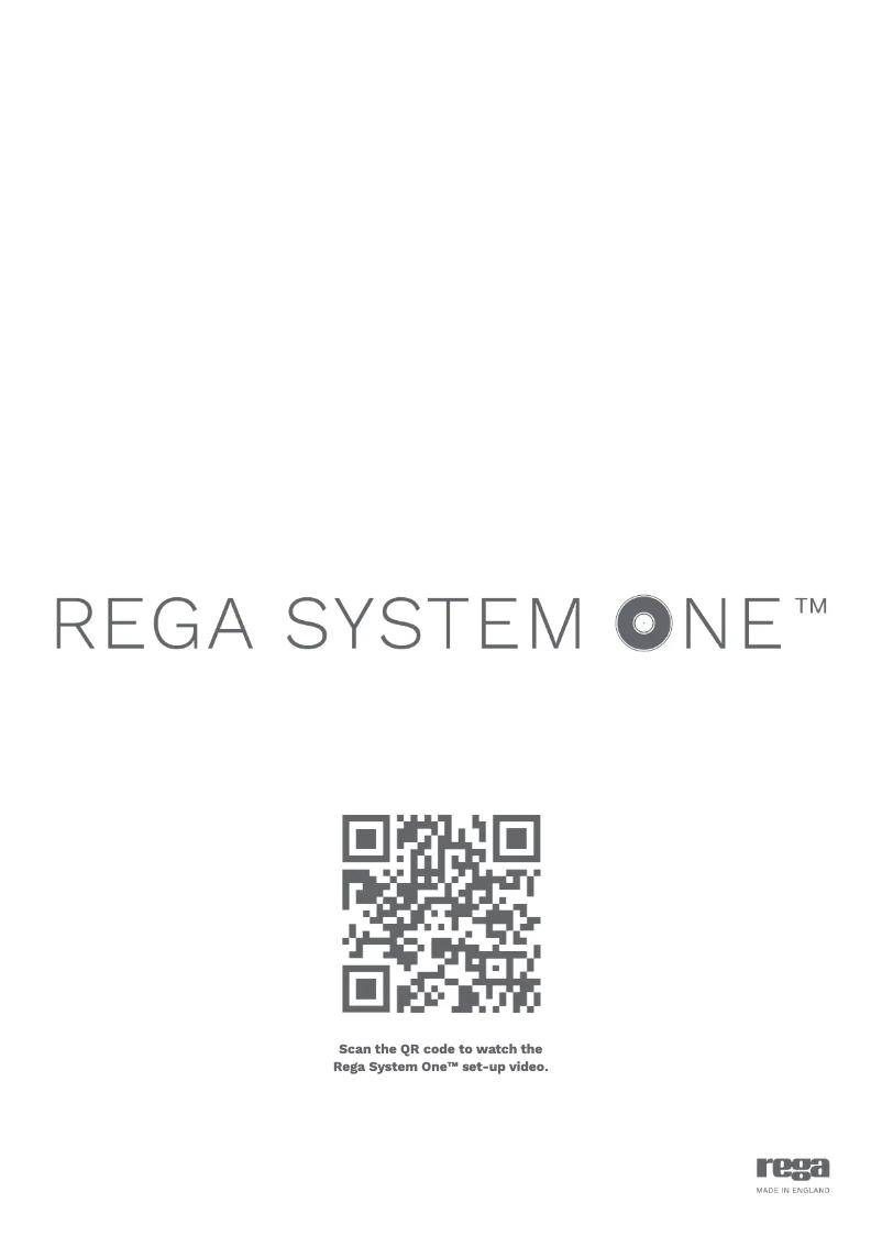 Image de la première page du manuel de l'appareil System One