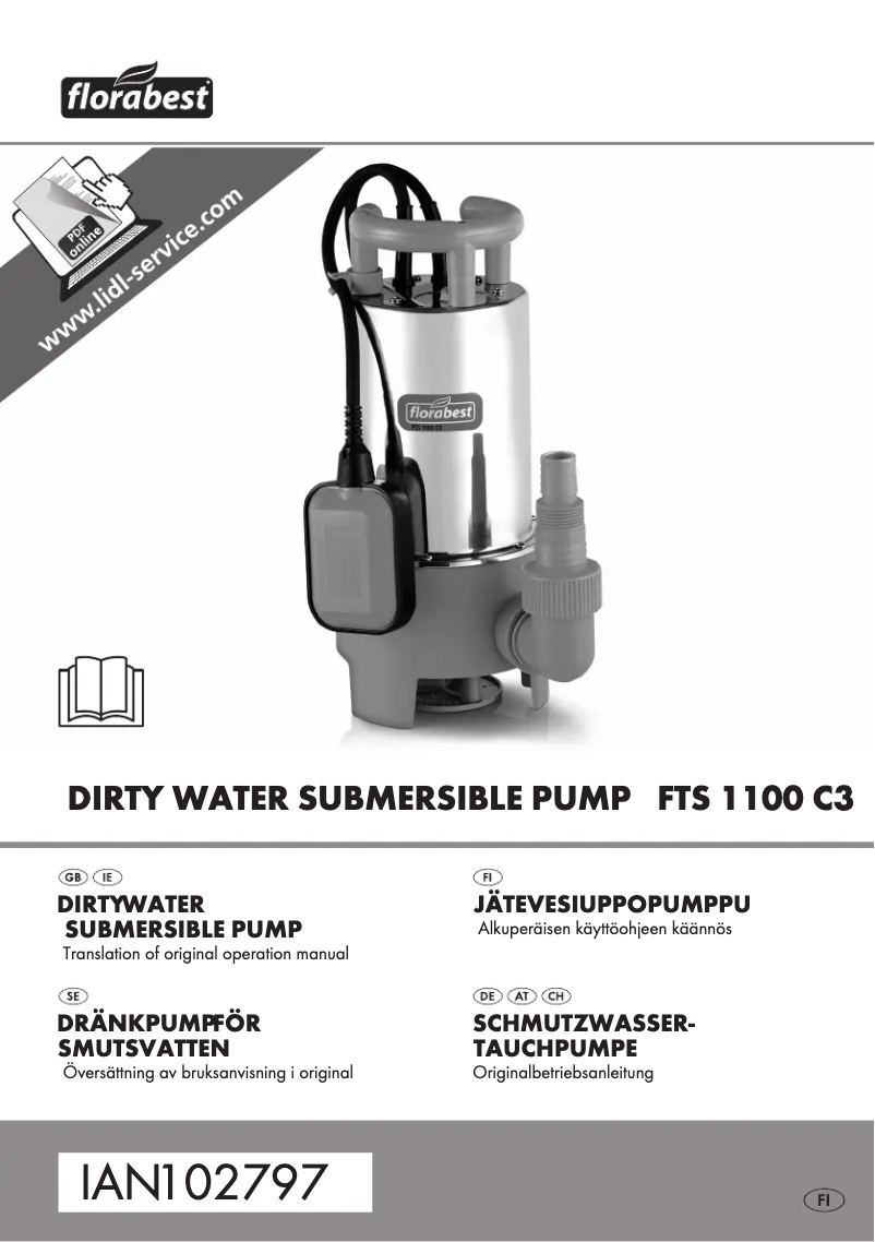 Image de la première page du manuel de l'appareil IAN 102797