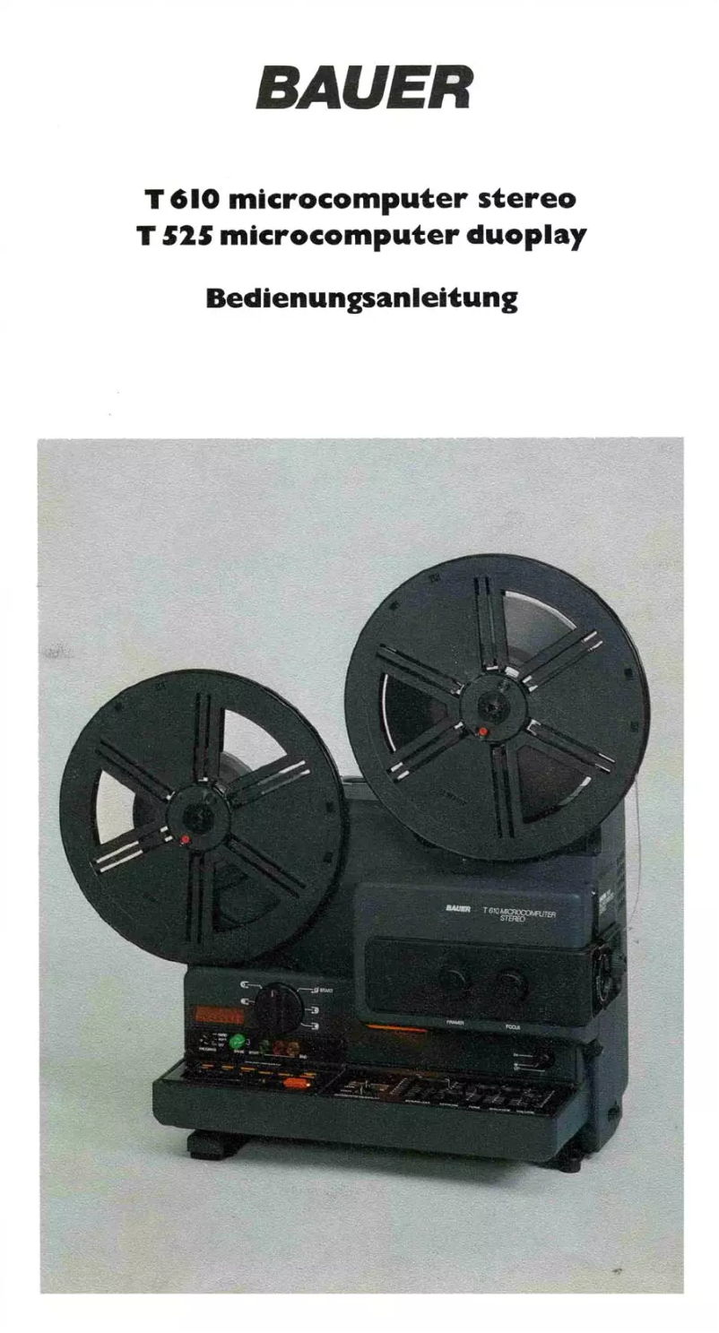 Page 1 de la notice Manuel utilisateur Bauer T610 Microcomputer Stereo