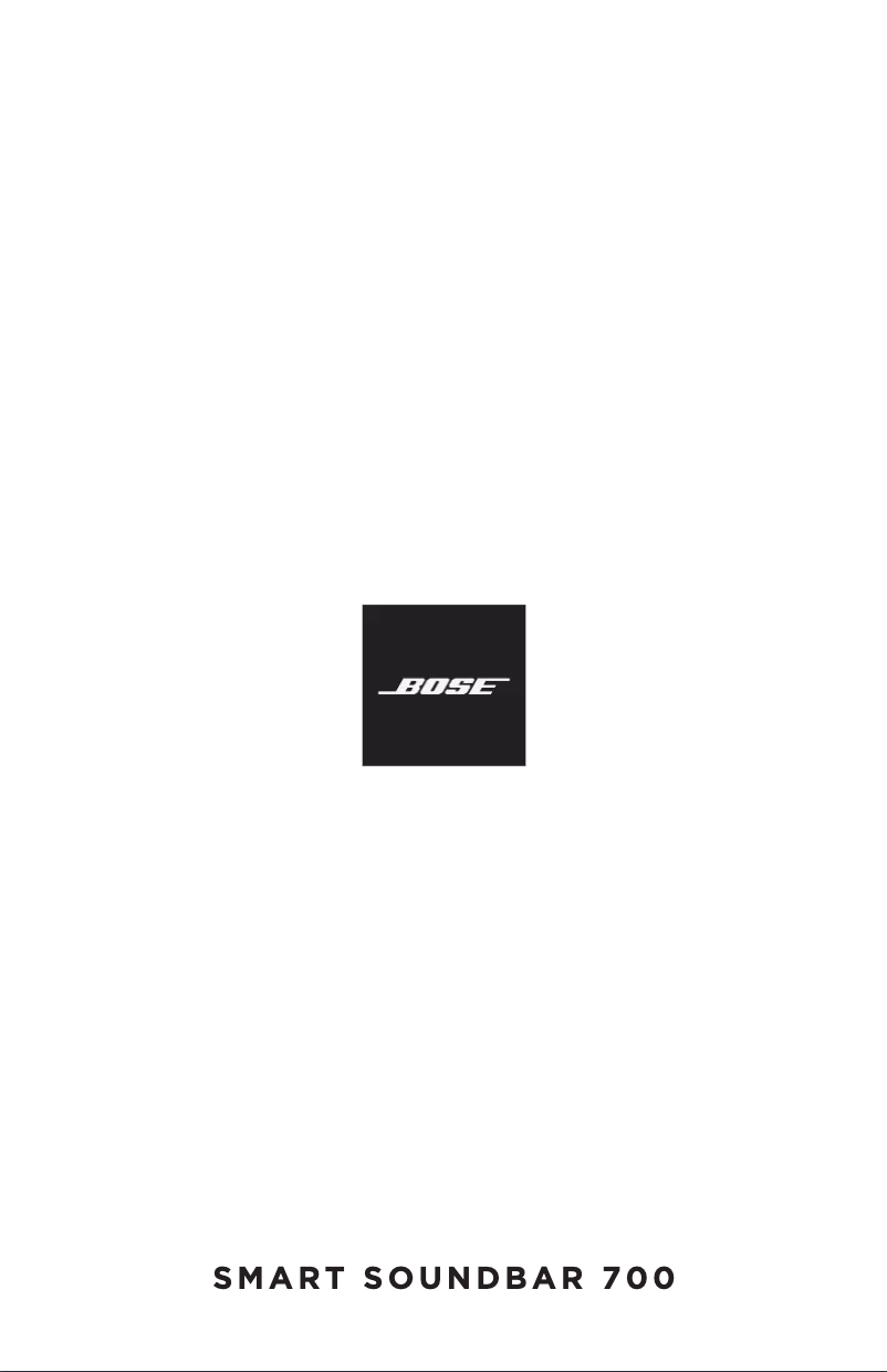 Image de la première page du manuel de l'appareil Smart Soundbar 700